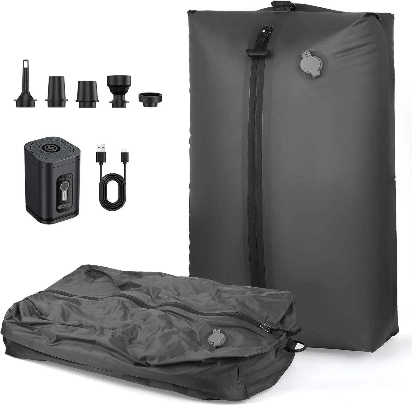 Outdoor Travel Vacuum Bag Reusable Storage Bag Folding Travel Compression Bag with Air Pump for Suitcases Backpack and Luggage