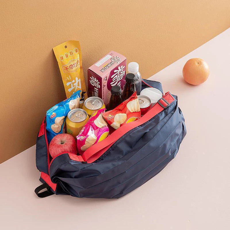 Foldable Storage Bag With Handle Portable Travel Camouflage Handbags Large Capacity Shopping Bag